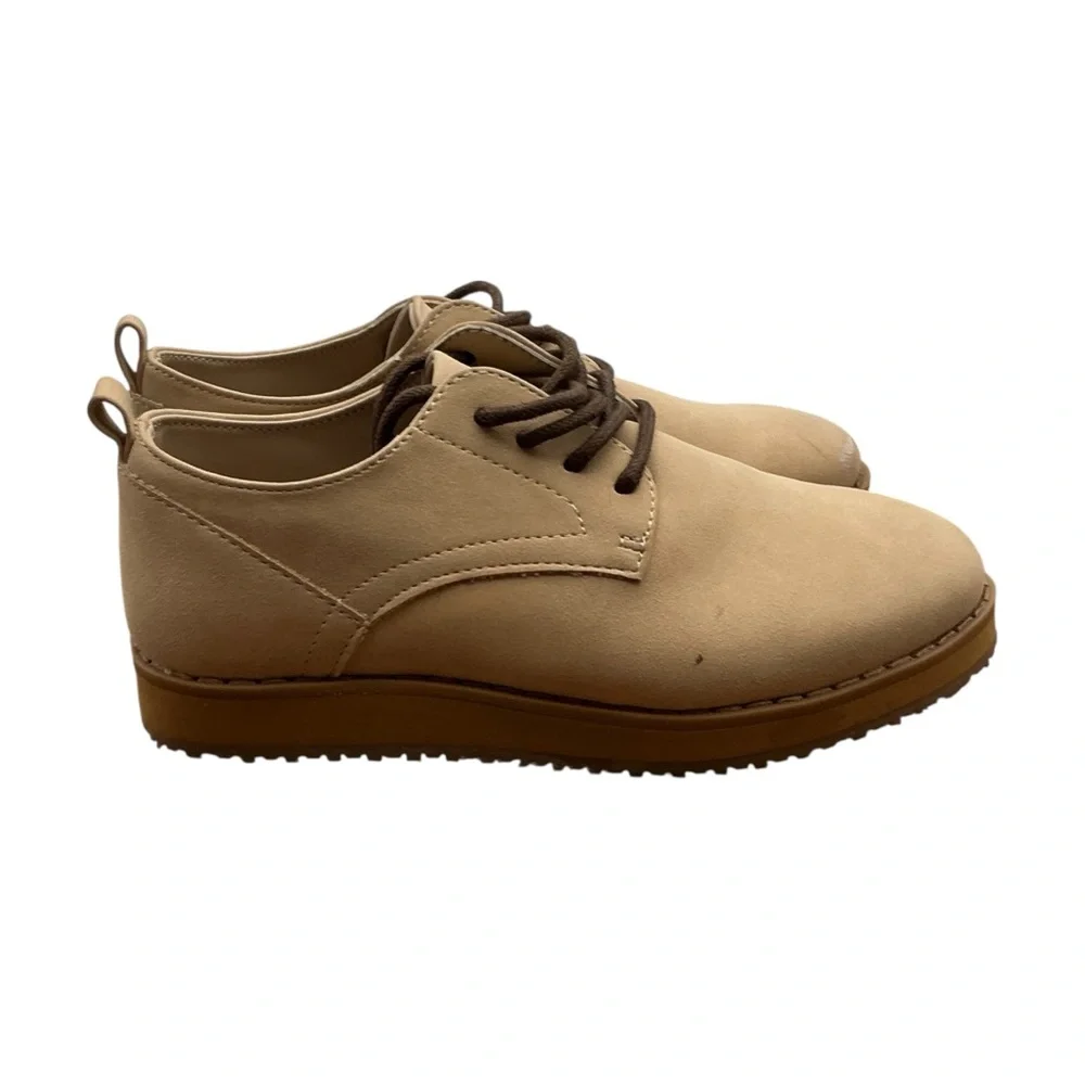 Perry Ellis Kids toddler‎ Perry Ellis Beige Lace-Up Oxfords size 12